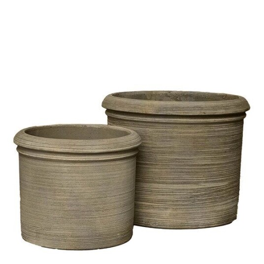 Gus Design Bari blomsterkrukke 34/44 cm 2 stk terracotta brun Gus Design Bari blomsterkrukke 34/44 cm 2 stk terracotta brun