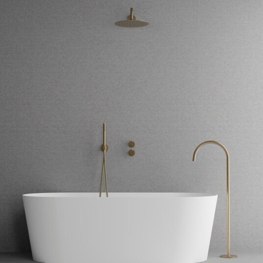 Scandtap Steel Harmonized Bliss 3 Badekarpakke Champagne Scandtap Steel Harmonized Bliss 3 Badekarpakke Champagne