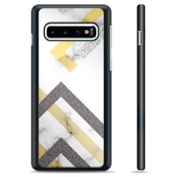 Samsung Galaxy S10+ Beskyttelsesdeksel Abstrakt Marmor