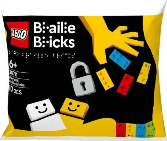 Lego Braille Bricks 30711 Lek Med Blindeskriftklosser