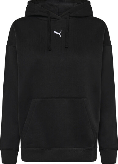 PUMA Ess Centered Cat Logo Relaxed Hoodie Fl Black XXL