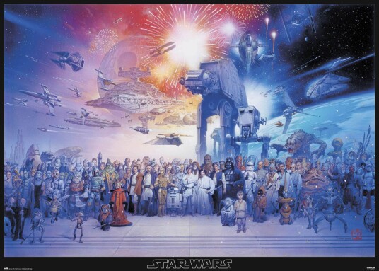 Star Wars Plakat Legacy Characters Giga - 99 x 140 cm Star Wars Plakat Legacy Characters Giga - 99 x 140 cm
