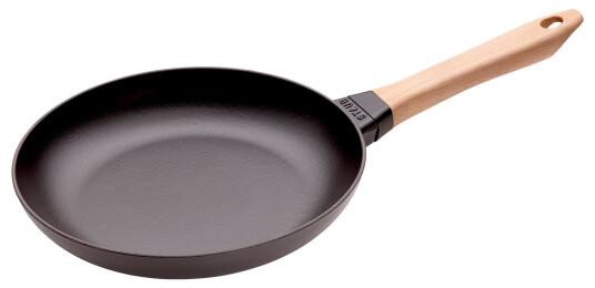Staub Stekepanne med Lyst Trehåndtak 26 cm
