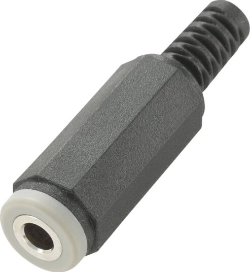 Tru Components Jackplugg 3,5 Mm Rett Pol: 4 Stereo Sort 1 Stk