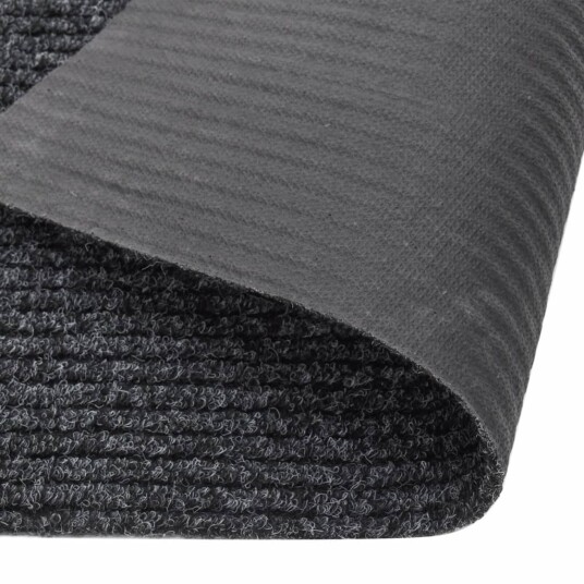 vidaXL Smussfangende teppeløper 100x100 cm antrasitt