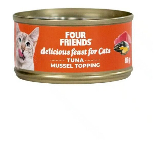 Four Friends Tuna & Mussel Våtfôr Til Katt 85 G