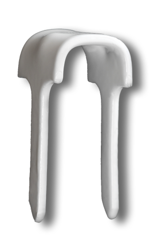 Letti Klammer, to-stift, 9X6-2B/16 PH - 100 stk Letti Klammer, to-stift, 9X6-2B/16 PH - 100 stk
