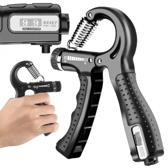 Håndtrener med justerbart grep og skranke | Grip trainer 10-60 kg Håndtrener med justerbart grep og skranke | Grip trainer 10-60 kg