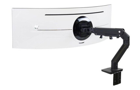 Ergotron HX - skjermstativ for ultrabrede 1000R-skjermer opptil 19kg, med Constant Force-teknologi for enkel justering