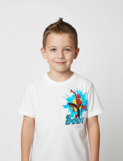 Marvel Tshirt White 98