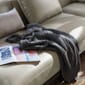 Muuto Ample Ullpledd Dark Grey 160x130