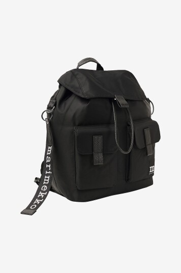 Marimekko Ryggsekk Everything Backpack L Solid Unikko Svart Marimekko Ryggsekk Everything Backpack L Solid Unikko Svart