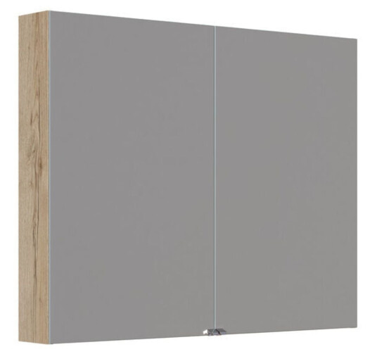 Dansani Inzo Style Speilskap 2 Dører Natur eik / 100cm Dansani Inzo Style Speilskap 2 Dører Natur eik / 100cm