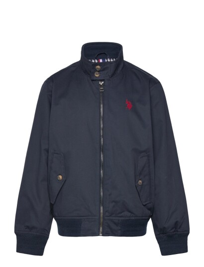 U.S. Polo Assn. Cotton Twill Harrington Navy 122