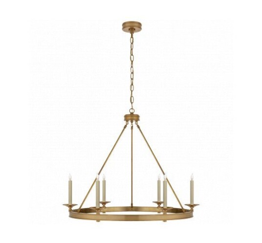 Launceton Ring Chandelier Antique-Burnished Brass Launceton Ring Chandelier Antique-Burnished Brass