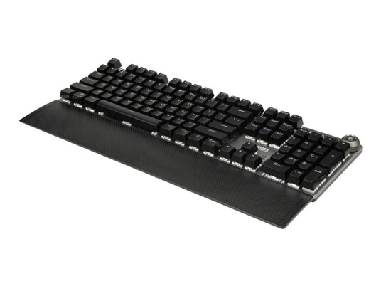 Ibox Aurora K-4 - Tastatur - Bakgrunnsbelyst - Usb - Qwerty - Tastsvitsj: Krgd Brown - Svart, Sølv Ibox Aurora K-4 - Tastatur - Bakgrunnsbelyst - Usb - Qwerty - Tastsvitsj: Krgd Brown - Svart, Sølv