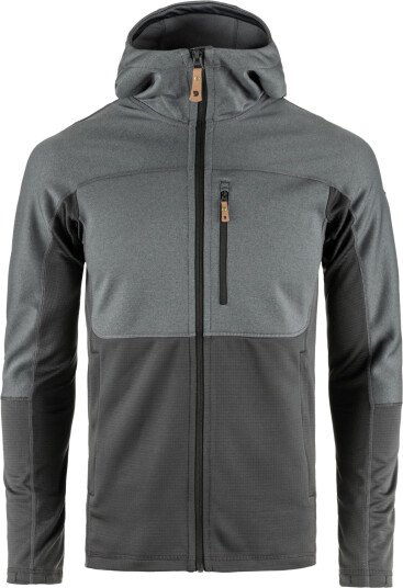 Fjellreven Men's Abisko Trail Fleece Iron Grey-Grey M Fjellreven Men's Abisko Trail Fleece Iron Grey-Grey M