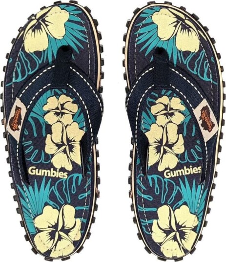 Gumbies Unisex Islander 37, Blue Hibiscus Gumbies Unisex Islander 37, Blue Hibiscus