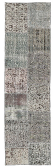 Håndknyttet. Opphav: Turkey Patchwork Turkiet 60x200