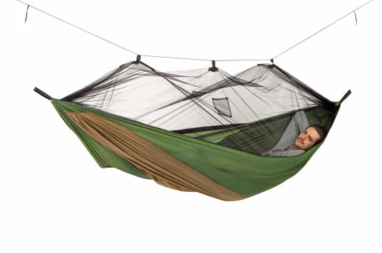 Amazonas Adventure Moskito Hammock Thermo Forest/Brown 1 Amazonas Adventure Moskito Hammock Thermo Forest/Brown 1