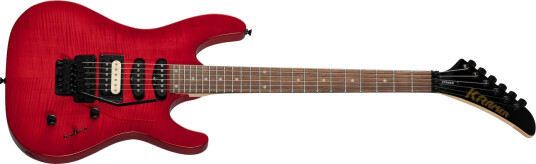 Kramer Striker Figured Hss Floyd Rose Special Transparent Red