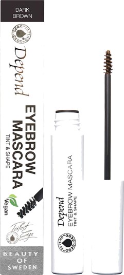Depend Eyebrow Mascara Tint & Shape Dark Brown 2,5ml Depend Eyebrow Mascara Tint & Shape Dark Brown 2,5ml