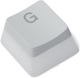 Glorious Aura V2 Tastaturtaster PBT Hvit