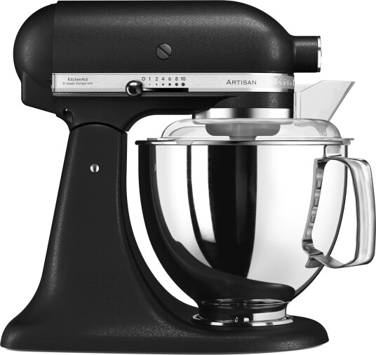 KitchenAid Artisan 4,8L Kjøkkenmaskin med tilbehør 300W Svart Lava KitchenAid Artisan 4,8L Kjøkkenmaskin med tilbehør 300W Svart Lava