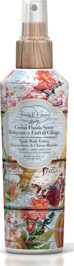 Rudy Profumi No Gas Body Cream Spray Pomegranate & Cherry Blossom