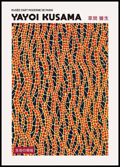 Yayoi Kusama Passage of the Wind Plakat Plakat / 21x30cm