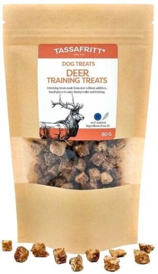Tassafritt Godbiter Til Trening Hjort 80 G