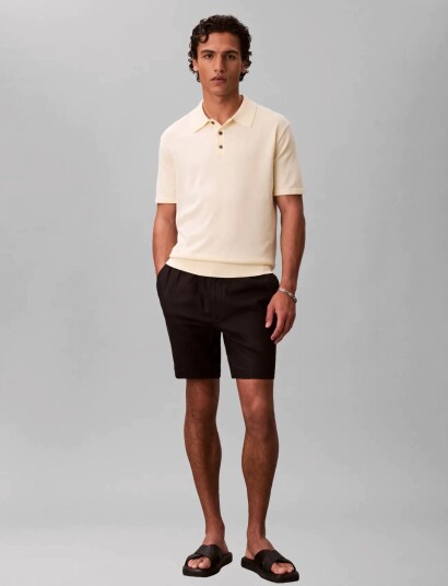 Calvin Klein Ss Supima Cotton Polo 14Gg Yellow M