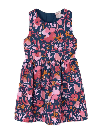 Boboli Satin Dress Floral For Girl Bci Multi/patterned 98 Boboli Satin Dress Floral For Girl Bci Multi/patterned 98