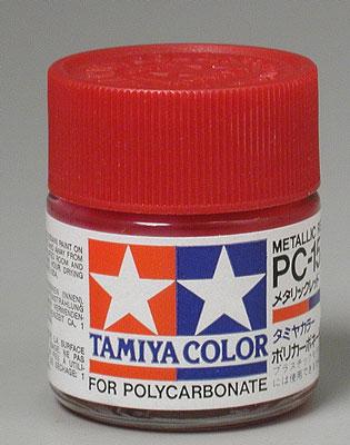 Tamiya PC-15 Metallic Red Color for Polycarbonate