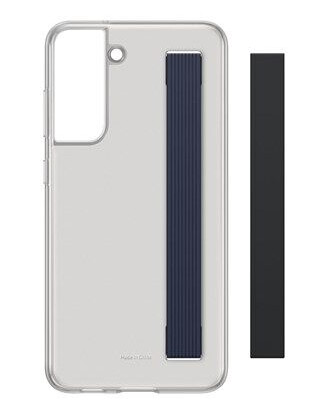 Samsung Galaxy S21 FE Clear Strap Cover - Black