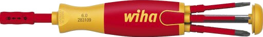 Wiha LiftUp Electric 2831 Bitsskrutrekker med Bitsett - 75 mm