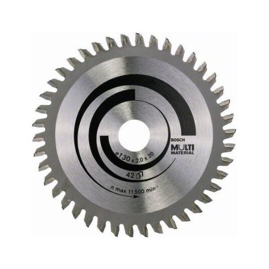 Bosch 130 mm Multi Material Sagblad 42 Tenner for Metall og Tre