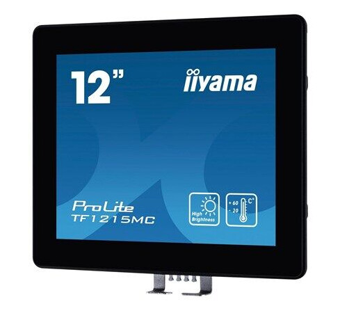 Iiyama ProLite TF1215MC 12.1" Berøringsskjerm LED-PC-skjerm 1024x768 IPS Sort