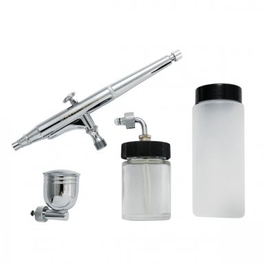 Sparmax DH-125 Dual-Action Airbrush 0,5mm med 7ml, 22ml og 80ml Kopp