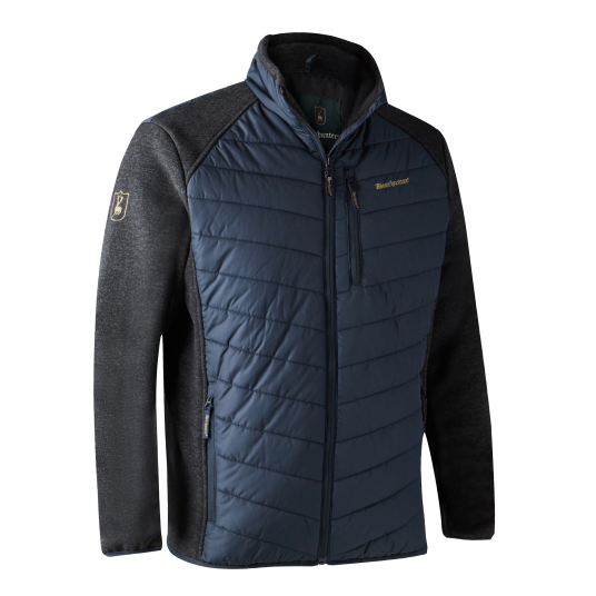 Deerhunter Moor Padded Jacket with knit Dark Blue L