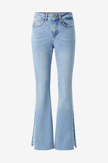 MOS MOSH Jeans mmAlli Flare Panel Jeans Blå MOS MOSH Jeans mmAlli Flare Panel Jeans Blå