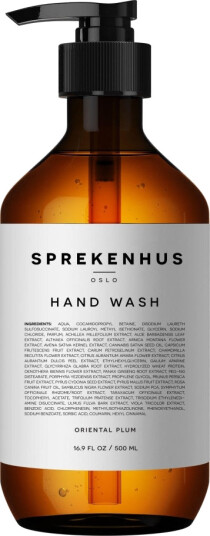 Sprekenhus Hand Wash Oriental Plum Håndsåpe Gjennomsiktig unisex Sprekenhus Hand Wash Oriental Plum Håndsåpe Gjennomsiktig unisex