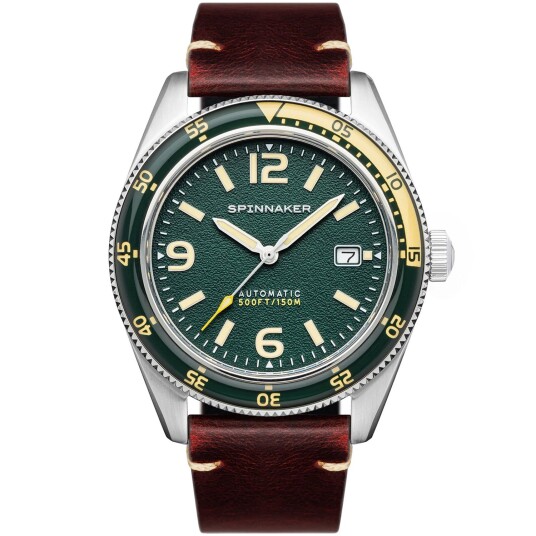 Spinnaker Fleuss Automatic SP-5055-0C - Herre - 43 mm - Analog - Automatisk - Safirbelagt mineralglass