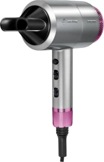 MPM MSW-22 Hårføner - 1800W, Ionisk, 3 varmetrinn - Sølv/Pink