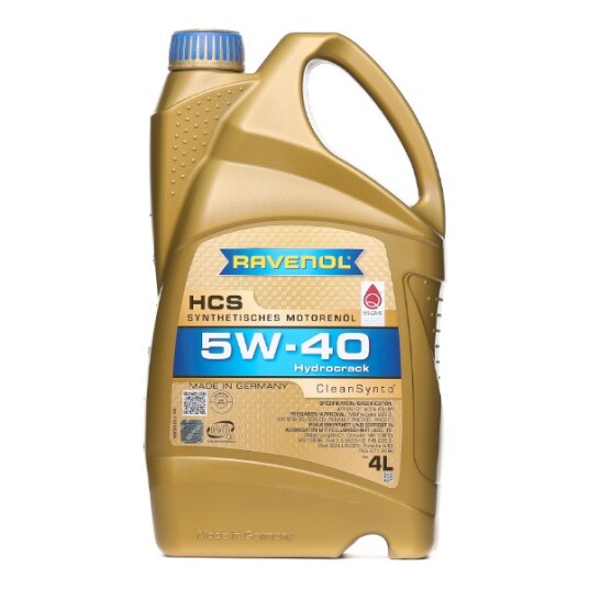 Motorolje RAVENOL HCS 5W40 4L Motorolje RAVENOL HCS 5W40 4L