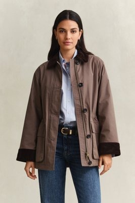 Gant Waxed Barn Jacket Brown XL