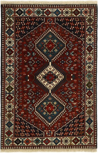 Håndknyttet. Opphav: Persia Yalameh Teppe 98x148
