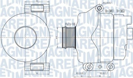 Dynamo MAGNETI MARELLI 063732132010