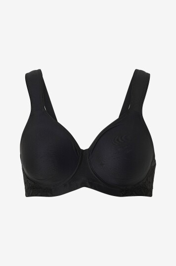 Miss Mary of Sweden   Spile BH Stay Fresh Underwired Lace Bra   Svart