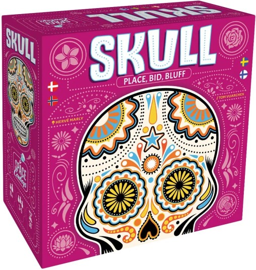 Skull Barnespill - Bløffing og Strategi